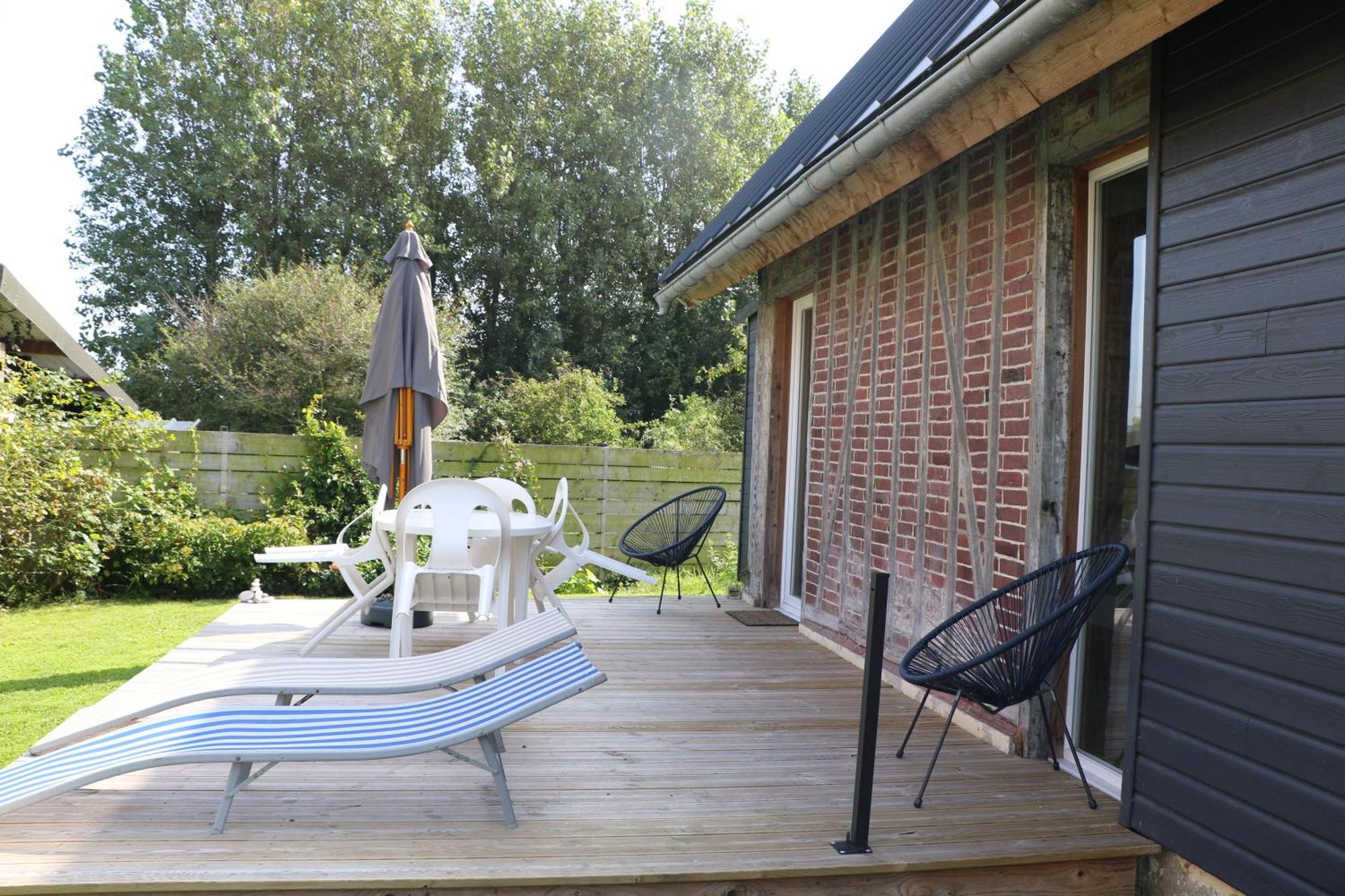 Jolie Maison En Bord De Mer A Pourville Hautot-sur-Mer Ngoại thất bức ảnh